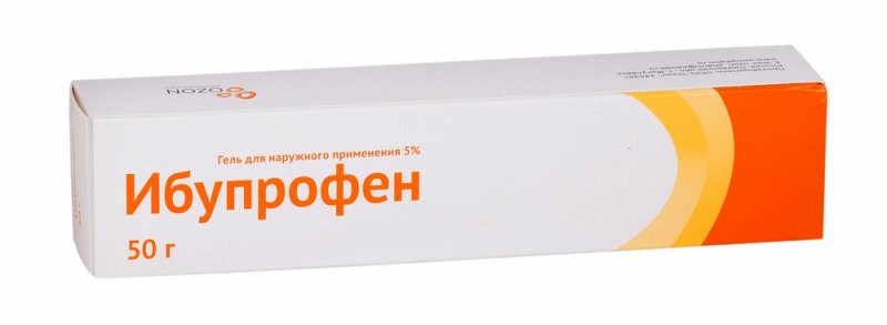 Ибупрофен 5% 50гр. гель Производитель: Россия Озон